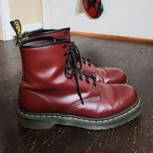Dr. Marten's Cherry Red 8-Eye Boots